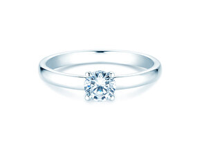 Anello di Fidanzamento Pure in 9K oro bianco con diamante 0,60ct G/SI