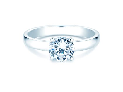 Anello di Fidanzamento Pure in 14K oro bianco con diamante 2,50ct G/VS