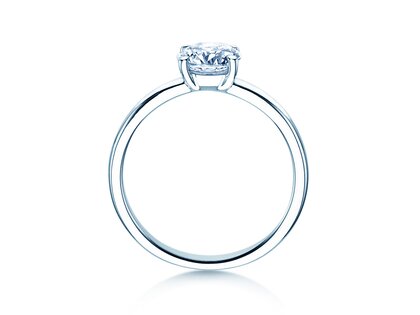 Anello di Fidanzamento Pure in 14K oro bianco con diamante 2,50ct G/VS