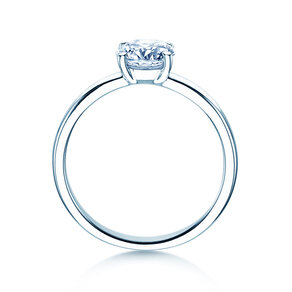 Anello di Fidanzamento Pure in 14K oro bianco con diamante 2,50ct G/VS