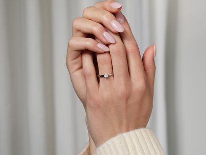 Anello di Fidanzamento Romance in argento