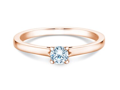 Anello di Fidanzamento Romance in oro rosa