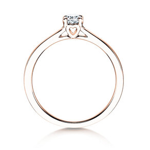 Anello di Fidanzamento Romance in oro rosa