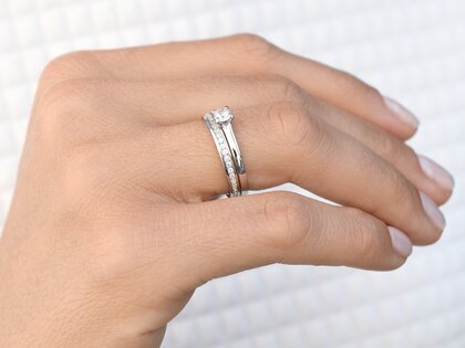 Anello di Fidanzamento Romance in argento