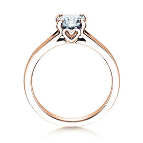 Anello di Fidanzamento Romance in 9K oro rosa con diamante 2,50ct G/VS