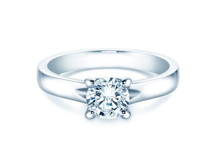 Anello di Fidanzamento Romance in 14K oro bianco con diamante 2,50ct H/SI