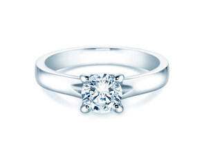 Anello di Fidanzamento Romance in 14K oro bianco con diamante 2,50ct H/SI