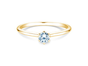 Anello di Fidanzamento Royal in 14K oro giallo con diamante 0,30ct G/SI