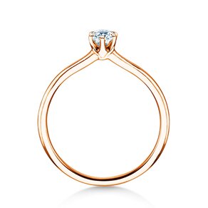 Anello di Fidanzamento Royal in 14K oro rosa con diamante 0,30ct G/SI