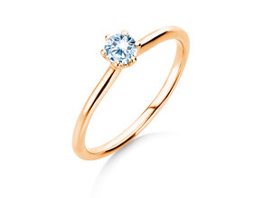 Anello di Fidanzamento Royal in 14K oro rosa con diamante 0,30ct G/SI