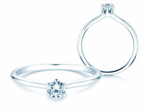 Anello di Fidanzamento Royal in 18K oro bianco con diamante 0,25ct G/SI