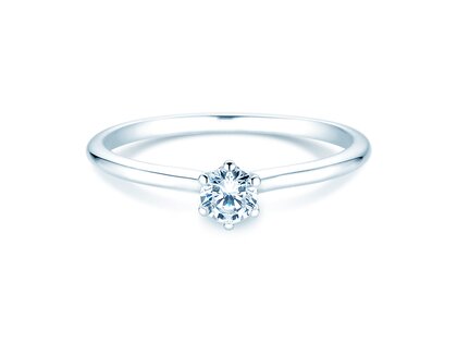 Anello di Fidanzamento Royal in 14K oro bianco con diamante 0,30ct G/SI