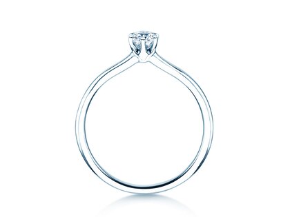 Anello di Fidanzamento Royal in 14K oro bianco con diamante 0,30ct G/SI