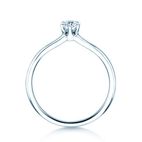 Anello di Fidanzamento Royal in 14K oro bianco con diamante 0,30ct G/SI