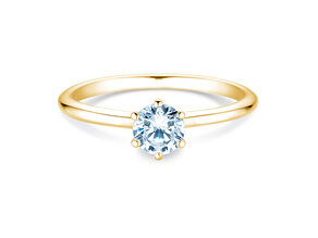 Anello di Fidanzamento Royal in 9K oro giallo con diamante 0,50ct G/SI