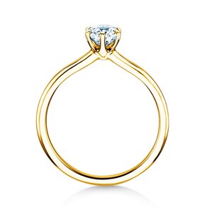 Anello di Fidanzamento Royal in 9K oro giallo con diamante 0,50ct G/SI