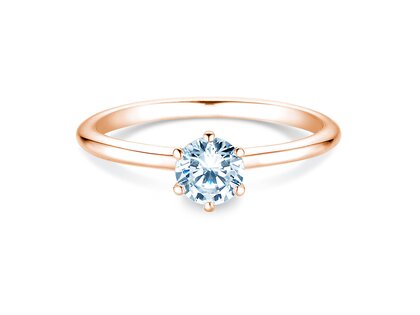 Anello di Fidanzamento Royal in oro rosa