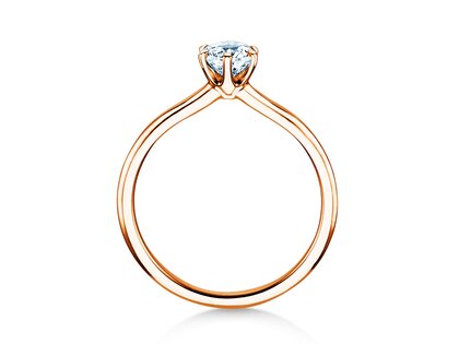 Anello di Fidanzamento Royal in oro rosa