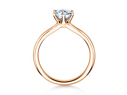 Anello di Fidanzamento Royal in 9K oro rosa con diamante 1,00ct H/SI