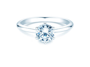 Anello di Fidanzamento Royal in 18K oro bianco con diamante 2,00ct D/IF