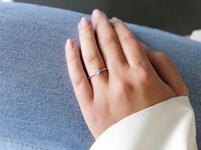 Anello di Fidanzamento Royal in argento