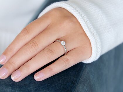 Anello di Fidanzamento Royal in argento