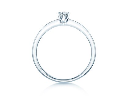 Anello di Fidanzamento The One in argento 925/- con diamante 0,15ct G/IF