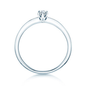 Anello di Fidanzamento The One in argento 925/- con diamante 0,15ct G/IF