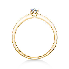 Anello di Fidanzamento The One in 14K oro giallo con diamante 0,15ct H/SI