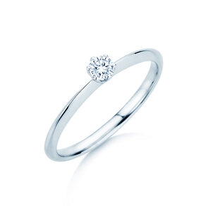Anello di Fidanzamento The One in argento 925/- con diamante 0,15ct G/IF