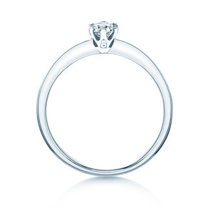Anello di Fidanzamento The One in 14K oro bianco con diamante 0,25ct H/SI