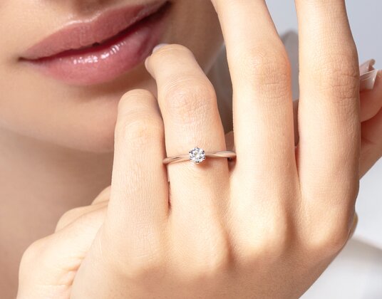 Anello di Fidanzamento The One in argento 925/-