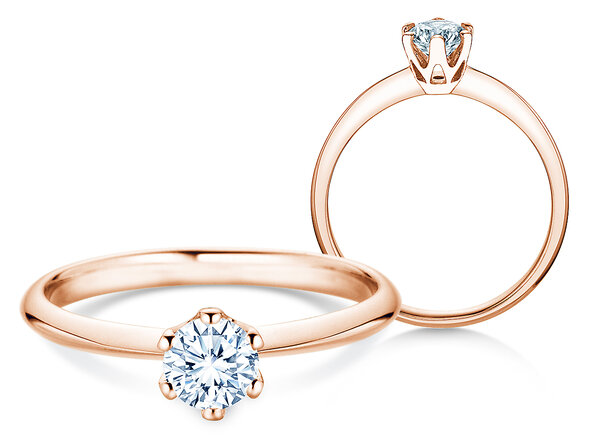 Anello di Fidanzamento The One in oro rosa