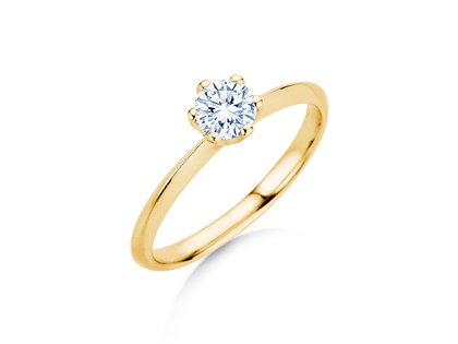 Anello di Fidanzamento The One in oro giallo