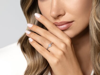 Anello di Fidanzamento The One in 18K oro giallo con diamante 0,60ct G/IF