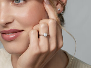 Anello di Fidanzamento The One in 9K oro giallo con diamante 1,50ct G/SI