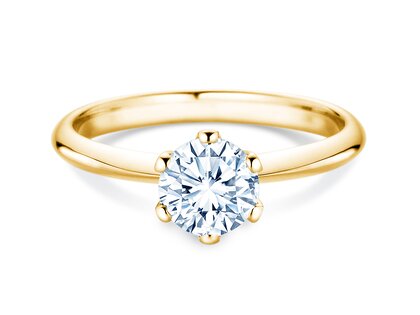 Anello di Fidanzamento The One in 9K oro giallo con diamante 1,50ct G/SI