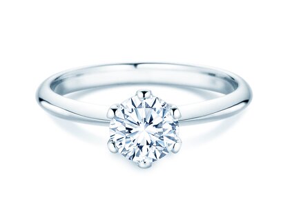 Anello di Fidanzamento The One in 9K oro bianco con diamante 1,00ct H/SI