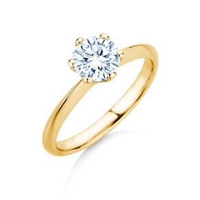 Anello di Fidanzamento The One in 9K oro giallo con diamante 1,50ct G/SI