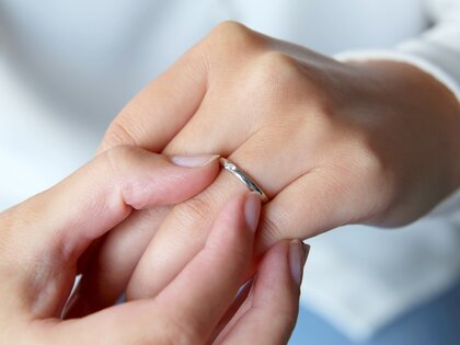 Anello di Fidanzamento Italic in argento 925/- con diamante 0,03ct G/IF