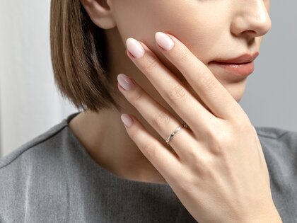 Anello di Fidanzamento Serenity Diamond in 9K oro bianco con diamanti 0,02ct G/SI