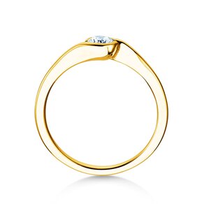 Anello di Fidanzamento Touch in oro giallo