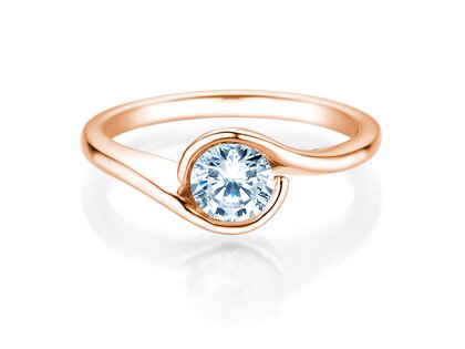 Anello di Fidanzamento Touch in 9K oro rosa con diamante 0,75ct G/SI