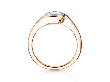 Anello di Fidanzamento Touch in 9K oro rosa con diamante 0,75ct G/SI