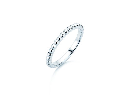 Anello di Fidanzamento Beads in argento 925/- lucido