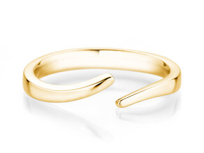 Anello di Fidanzamento Flow in 14K oro giallo lucido