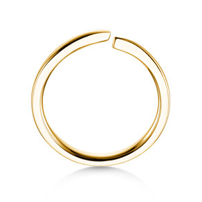 Anello di Fidanzamento Flow in 14K oro giallo lucido