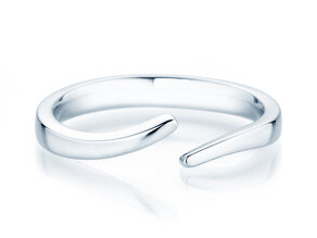 Anello di Fidanzamento Flow in argento 925/- lucido
