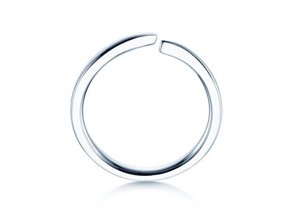 Anello di Fidanzamento Flow in argento 925/- lucido