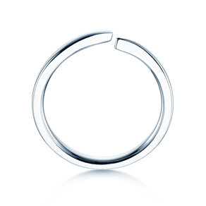 Anello di Fidanzamento Flow in argento 925/- lucido